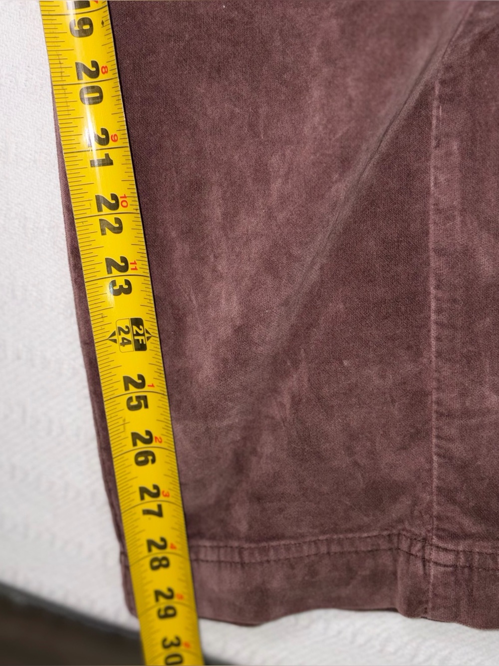Free People Hard Crushin Plush Cargo Pants Womens Size 4 Brown Velvet Utility - Picture 14 of 14